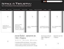 Tablet Screenshot of istinaotrojstvu.com